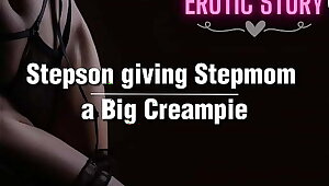 Stepson giving Stepmom a Big Creampie