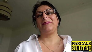 Busty plump mature lady dominated and pounded super hard